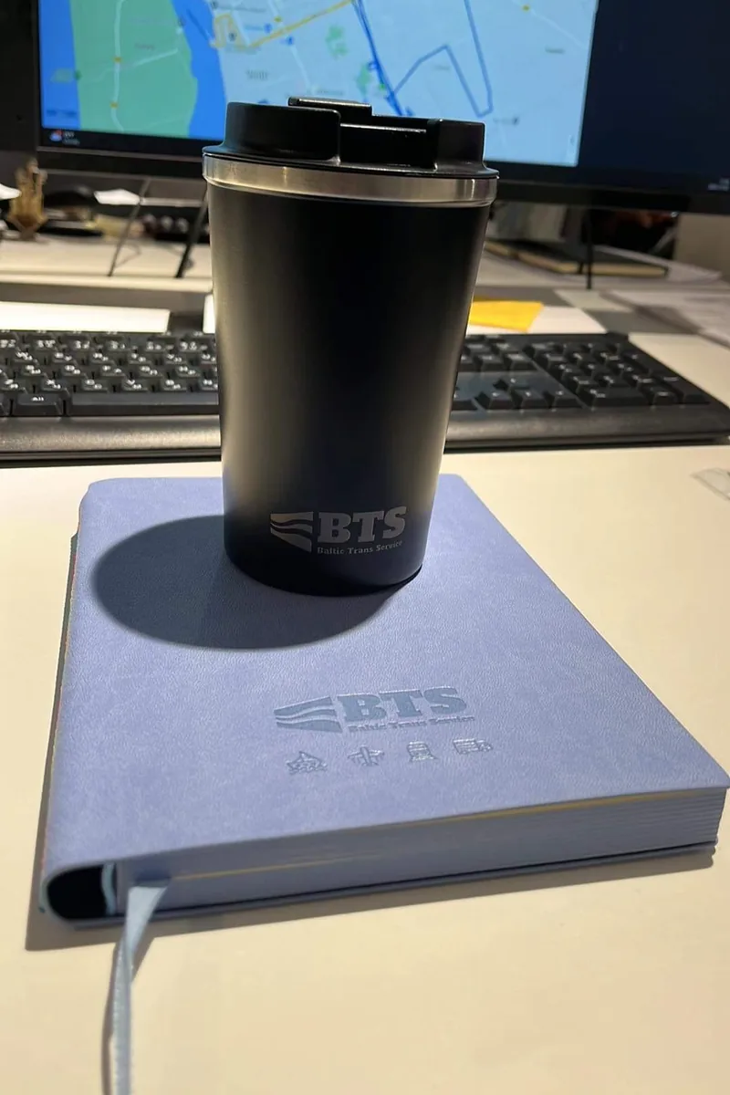 BTS termopuodelis ir užrašinė
